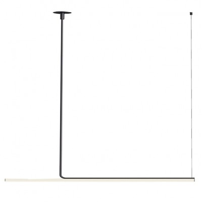 Φωτιστικό Κρεμαστό LED 38W 5300lm 230V Λευκό Φως σε Μαύρο JULIO